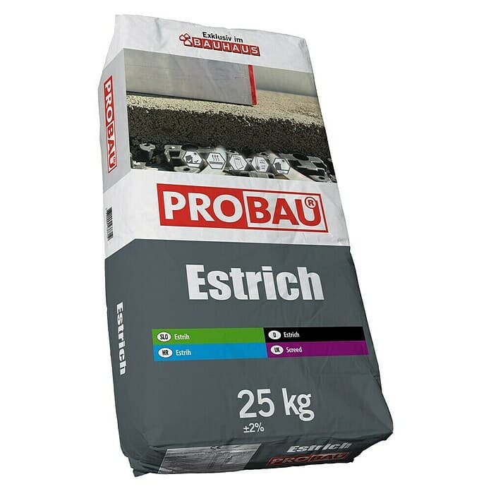 Probau Estrich 25 kg Akcija v trgovini Bauhaus