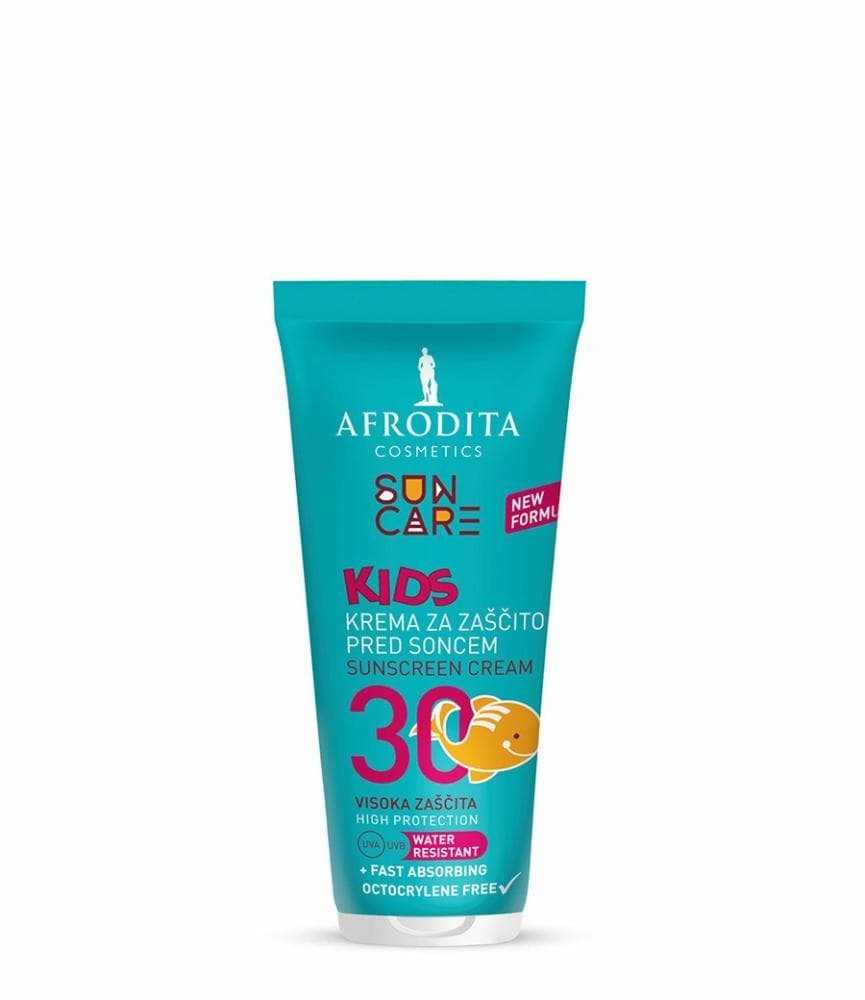 AFRODITA COSMETICS Sun Care Kids krema za zaščito pred soncem 100 ml Akcija v trgovini Dm