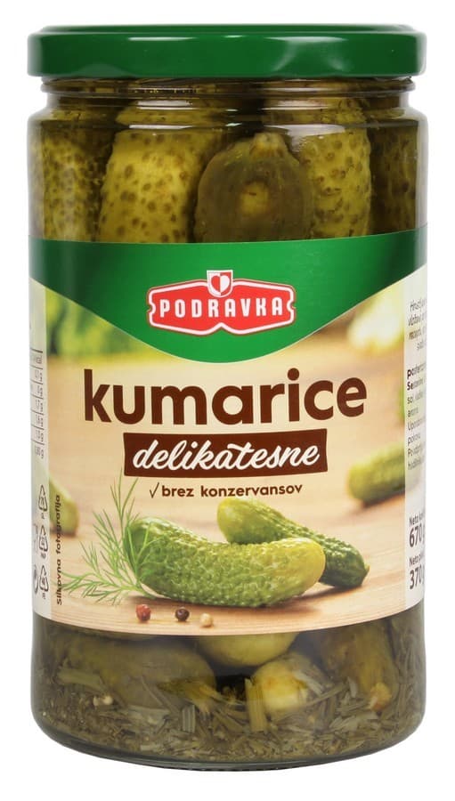 Kumarice 670 g Podravka Akcija v trgovini Tuš
