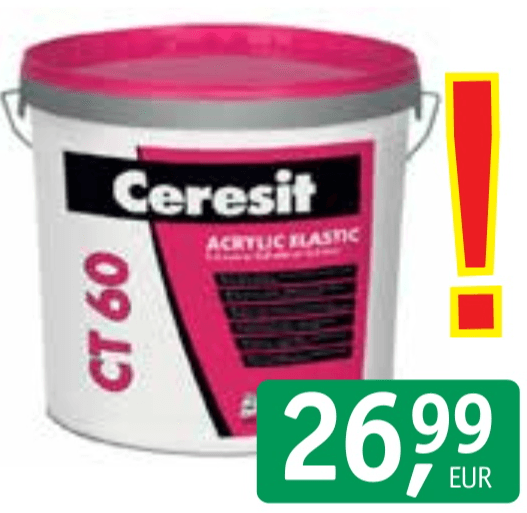 Ceresit CT 60 25kg: Akcija in Cena (Jager) od 25.03 | NajCena.si