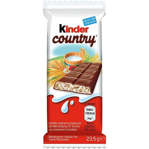Kinder Country Čokolada 4x24 g Akcija v trgovini Mercator