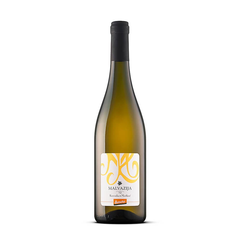 Korenika & Moškon kakovostno vino ZGP Malvazija 0,75 l Akcija v trgovini E.Leclerc