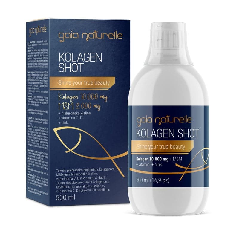 Gaia Naturelle Kolagen shot 10000 mg 500 ml Akcija v trgovini Spar