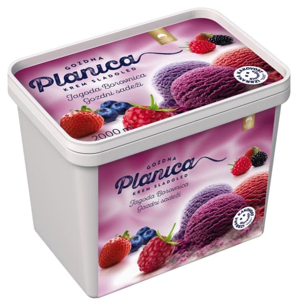 Sladoled Planica 2 l Ljubljanske mlekarne Akcija v trgovini Spar