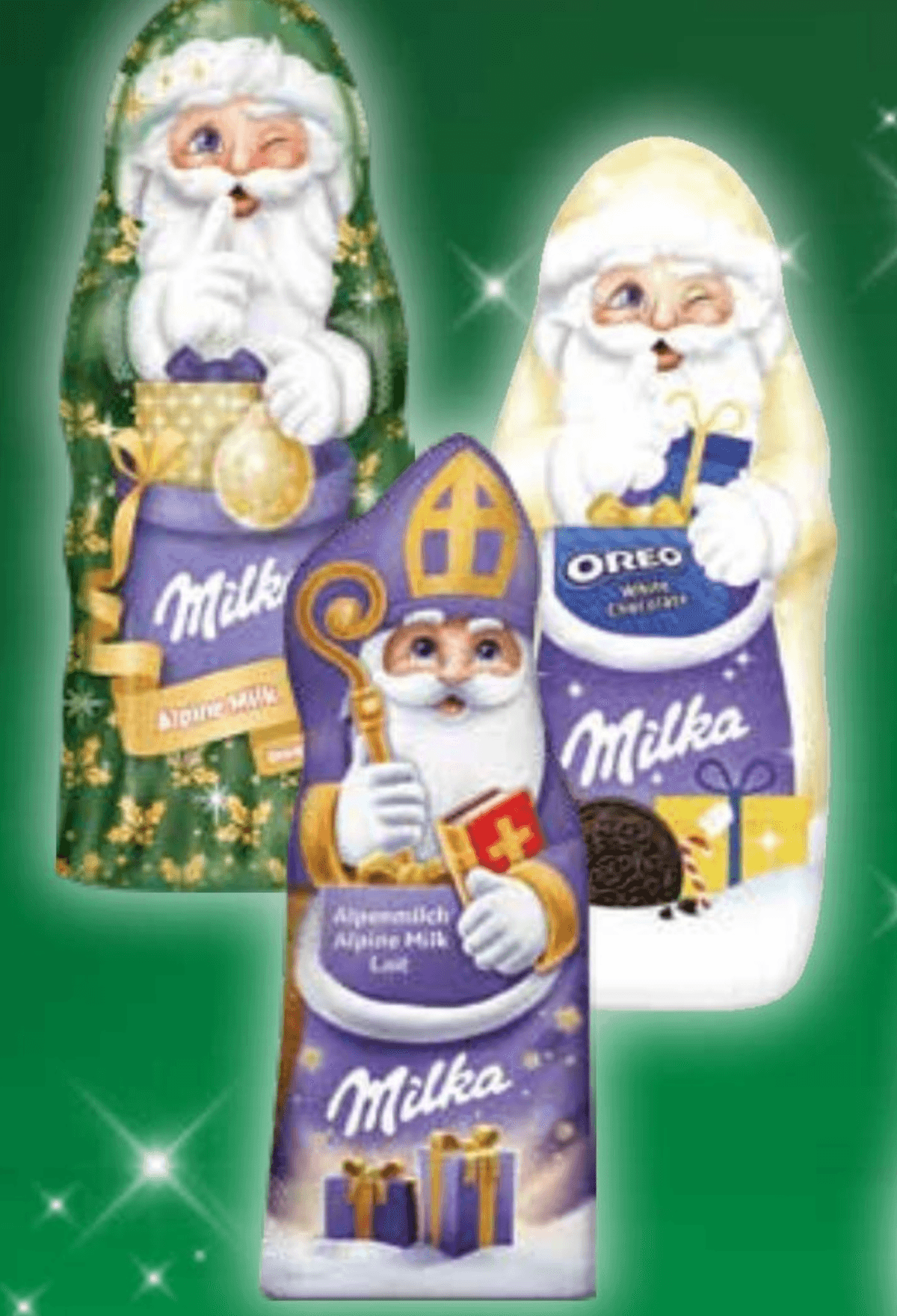 Figura iz mlečne čokolade Milka 90 ali 95 g Akcija v trgovini Tuš