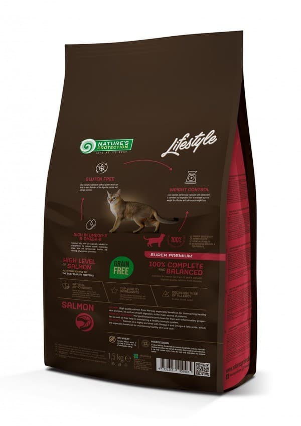 Briketi za mačke Lifestyle Nature's Protection 1,5 kg Akcija v trgovini E.Leclerc