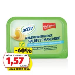 BELLASAN MARGARINA ZA ZNIŽEVANJE HOLESTEROLA