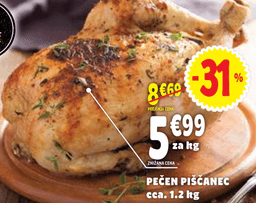 Pečen piščanec