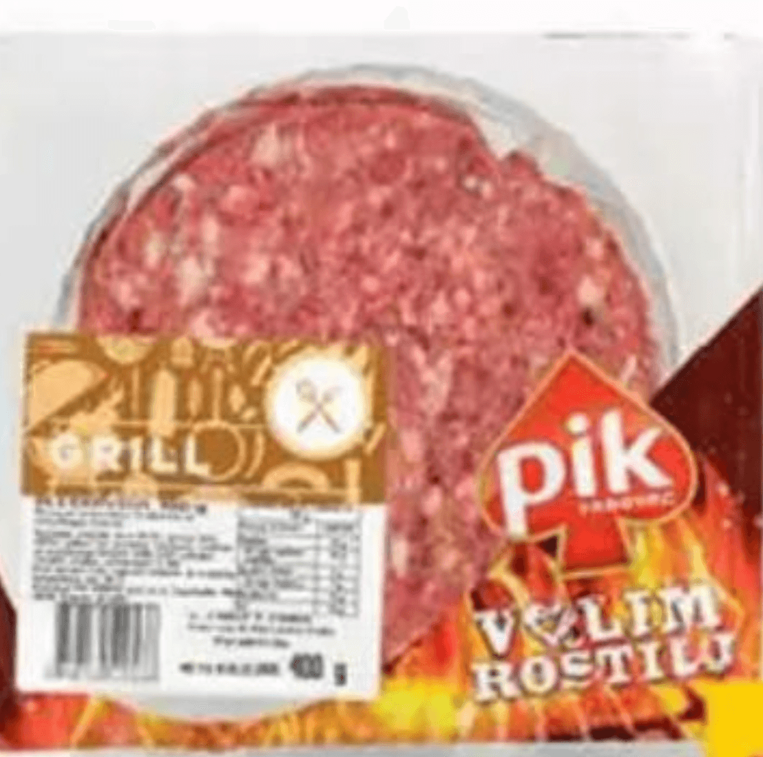 Pleskavica Pik 400 g Akcija v trgovini Mercator