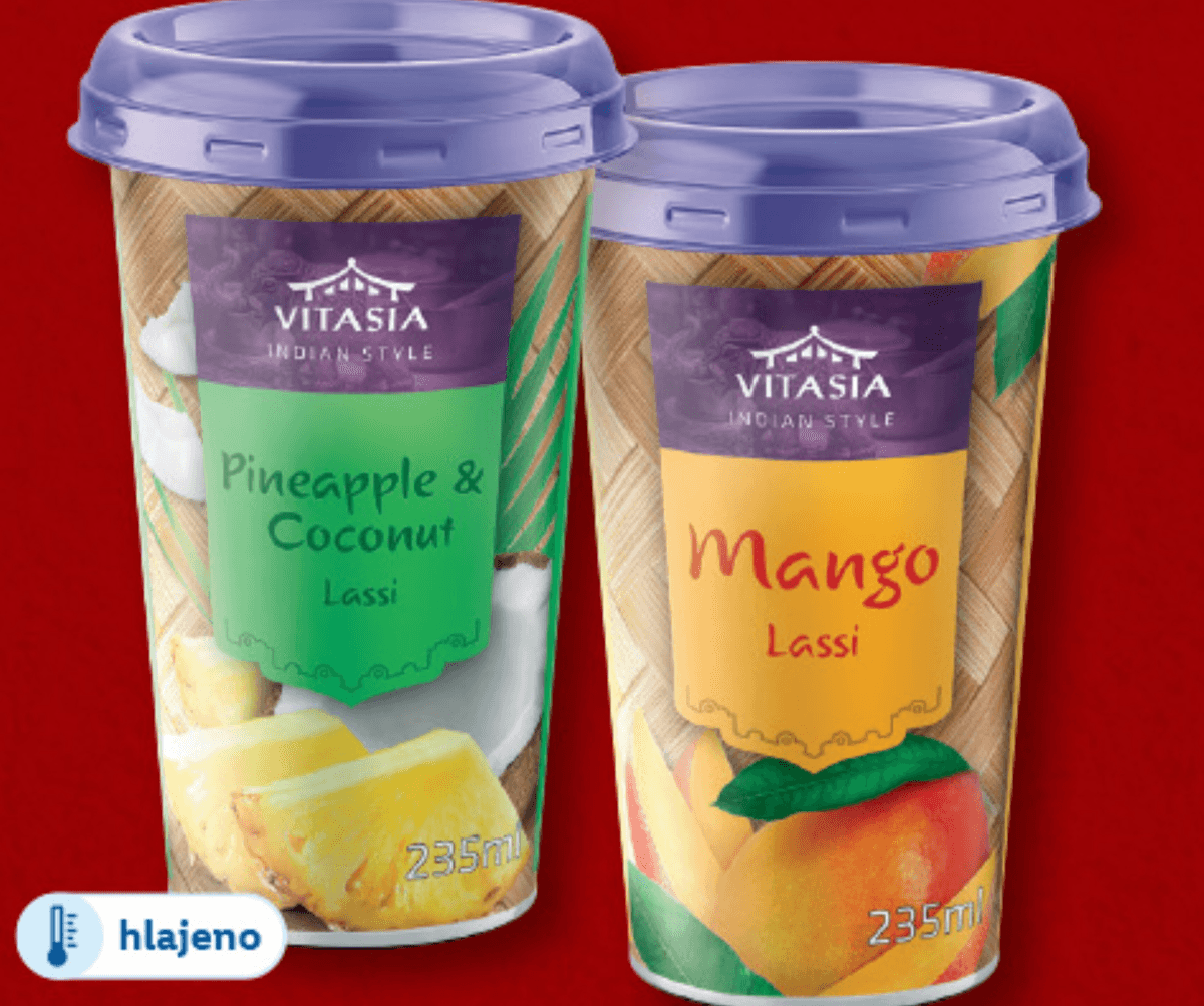 Vitasia Jogurtov napitek „Lassi“ 250 g Akcija v trgovini Lidl