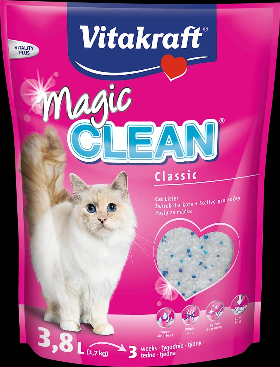 Posip za mačke Magic Clean Vitakraft 3,8 L Akcija v trgovini Jager