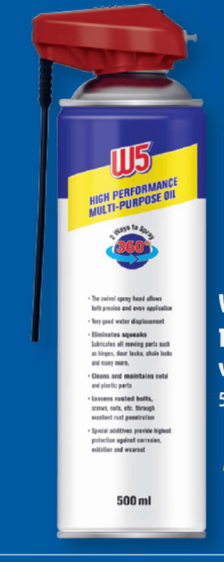 W5 Premium večnamensko olje 500 ml Akcija v trgovini Lidl