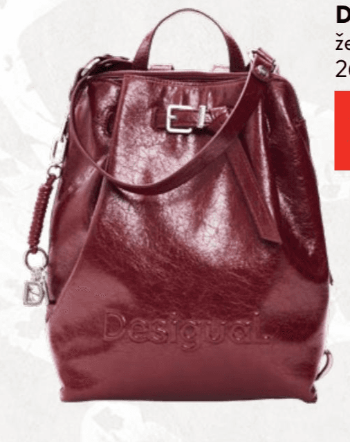 Desigual ženska torbica 26WAXP062000U Akcija v trgovini Regal Shop