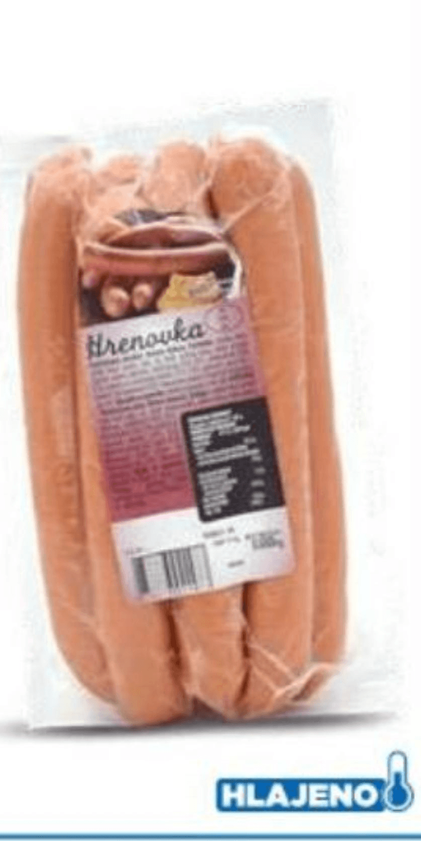 Hrenovke 600 g Akcija v trgovini Eurospin