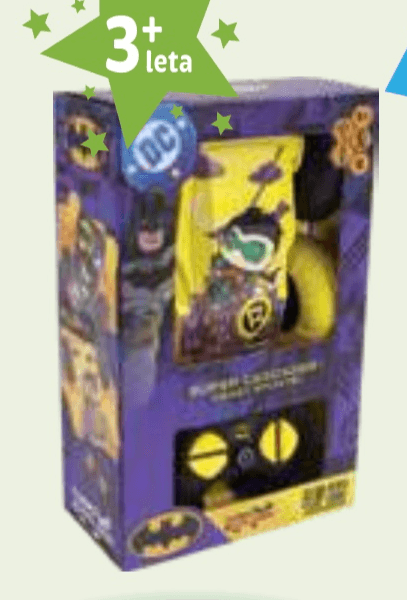 AVTO NA DALJINSKO VODENJE BATMAN TURBO CHALLENGE Akcija v trgovini E.Leclerc