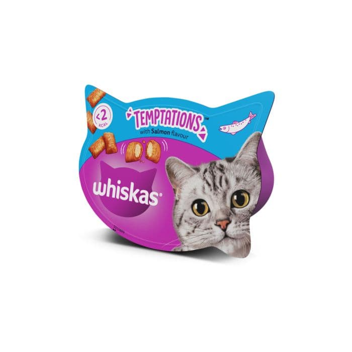 Whiskas Temptations priboljšek za mačke 60 g Akcija v trgovini Spar