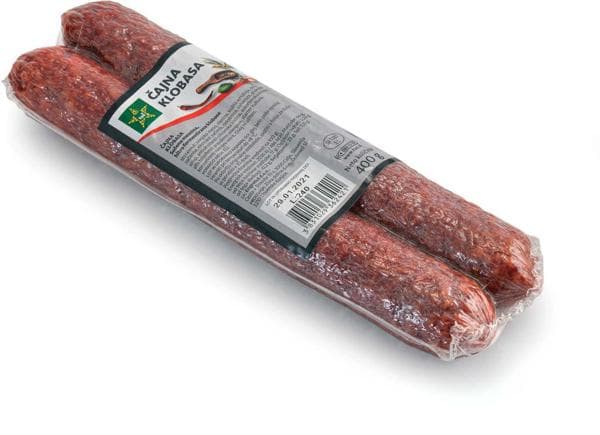 Čajna klobasa Tuš 400 g Akcija v trgovini Tuš