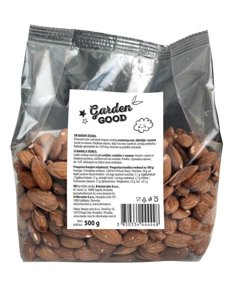 Mandlji Garden Good 500 g Akcija v trgovini Mercator