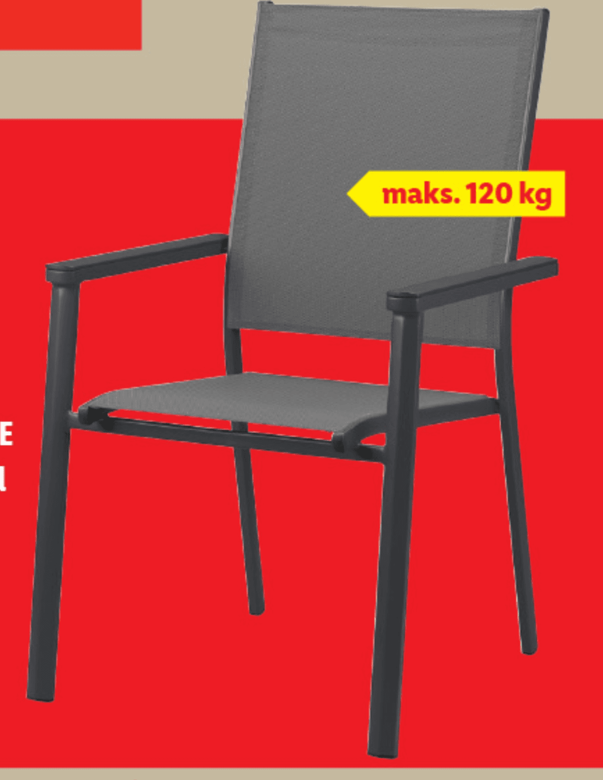 LIVARNO HOME Aluminijast stol Akcija v trgovini Lidl