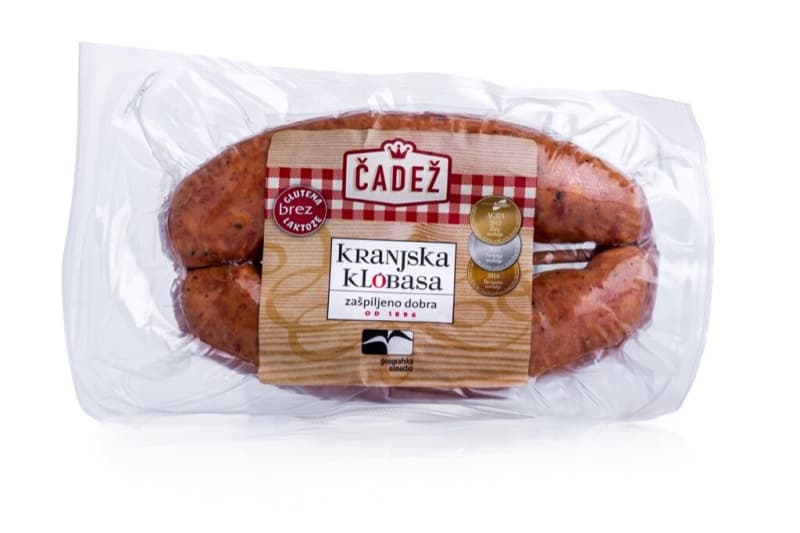 Kranjska klobasa Mesarstvo Čadež 230 g Akcija v trgovini E.Leclerc