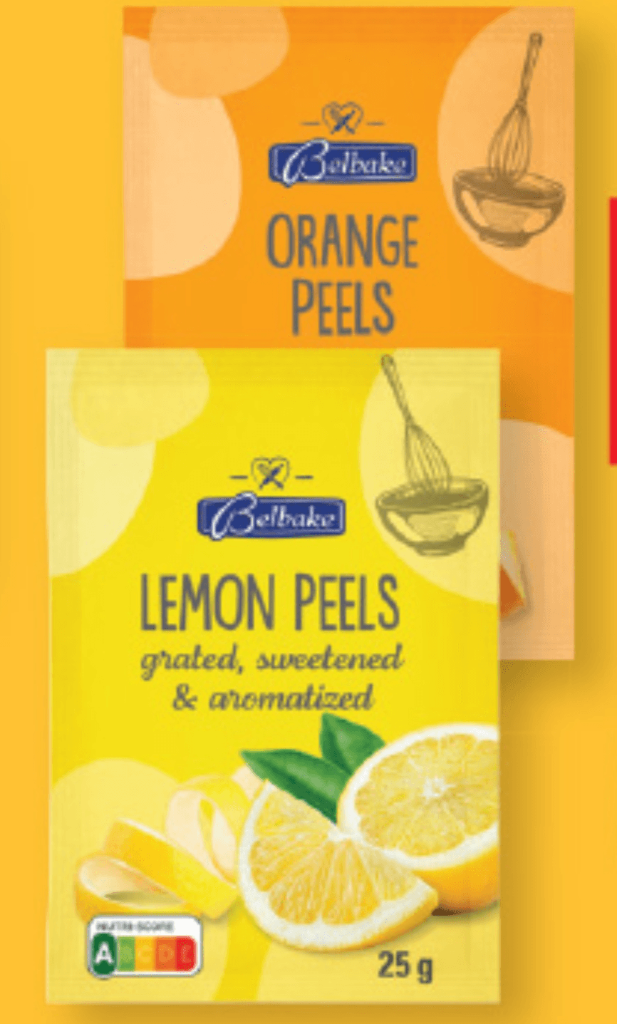 Belbake Limonine/pomarančne lupinice 25 g Akcija v trgovini Lidl