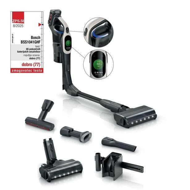 Pokončni sesalnik Bosch BSS1041GHF Akcija v trgovini Merkur