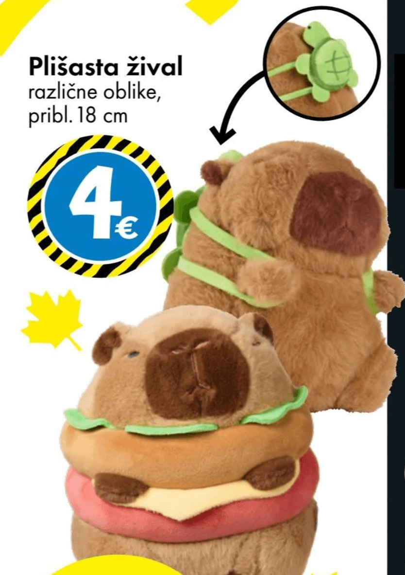 Plišasta žival pribl. 18 cm Akcija v trgovini Tedi