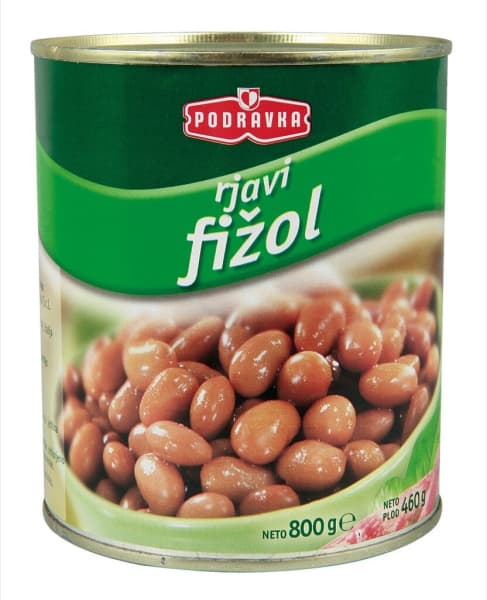 Podravka Rjavi fižol 800 g Akcija v trgovini Tuš
