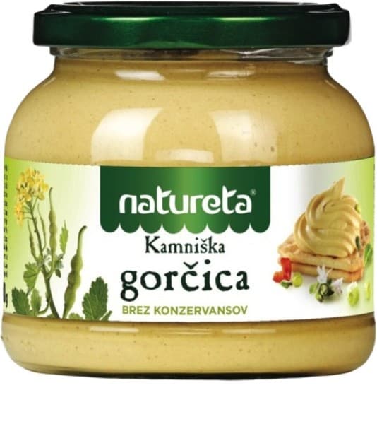 Gorčica Natureta ali Gorčica polnozrnata Nothing but Natureta 540 g ali 230 g Akcija v trgovini Mercator
