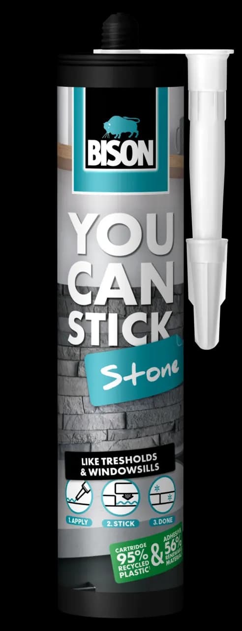 Montažno lepilo 'You Can Stick: Stone / Mirrors & Metals / Wood' 440 g Akcija v trgovini Bauhaus