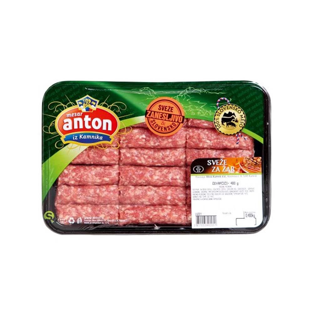 Čevapčiči 480 g Anton Akcija v trgovini Spar