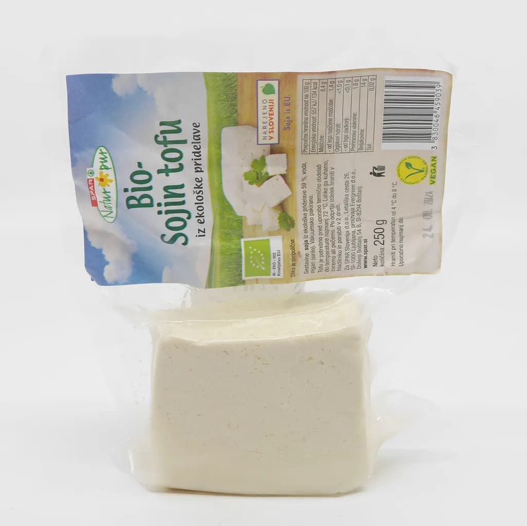 Bio sojin tofu 250 g Natur pur Akcija v trgovini Spar
