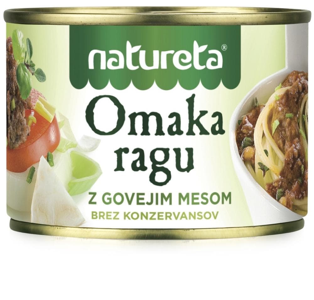Natureta ragu z govejim mesom 190 g Akcija v trgovini Tuš