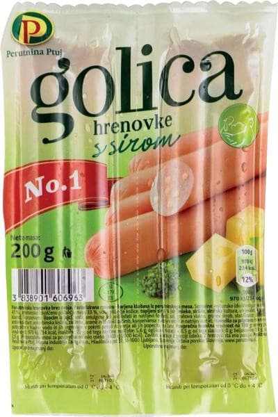 Golica hrenovke 200 g Akcija v trgovini E.Leclerc