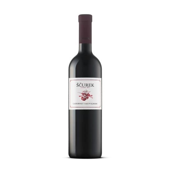 Cabernet Sauvignon, Cabernet Franc ali Merlot "Scurek" 0,75 l Akcija v trgovini E.Leclerc