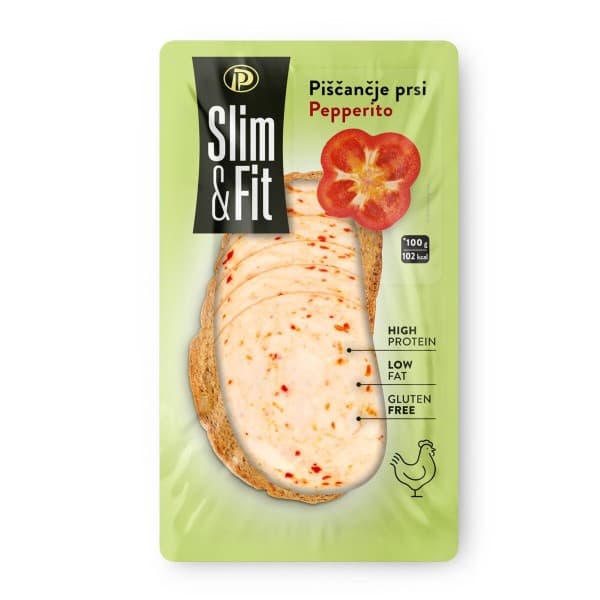 Perutnina Ptuj narezek piščančje prsi Slim & Fit 100 g Akcija v trgovini Tuš