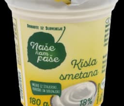 Naše nam paše kisla smetana
