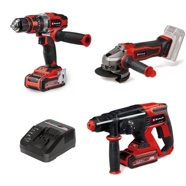 Einhell TC-AG 18/115 Li Aku kotni brusilnik v setu Akcija v trgovini Merkur