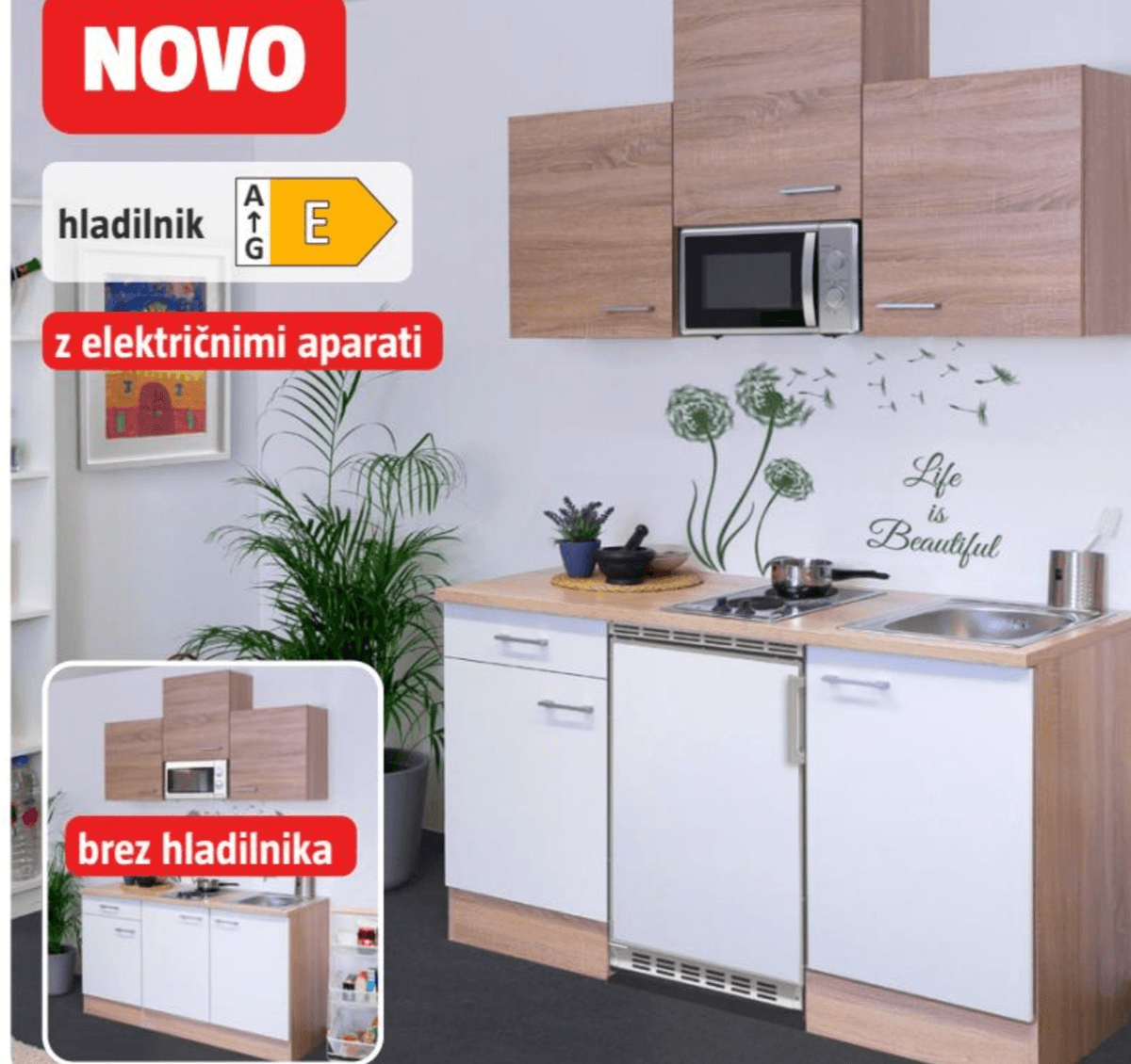 Kuhinja Samoa š 150 cm Akcija v trgovini Bauhaus