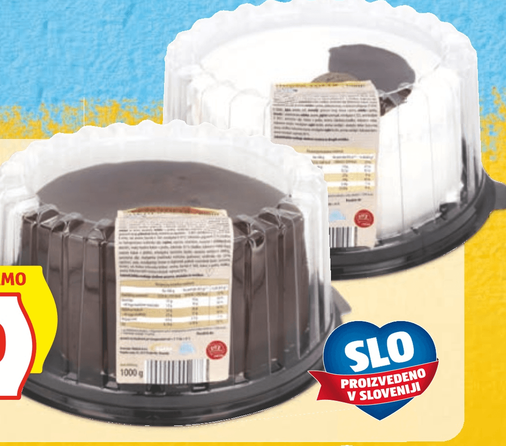 Gourmet Finest Cuisine Sveža torta 1000 g Akcija v trgovini Hofer