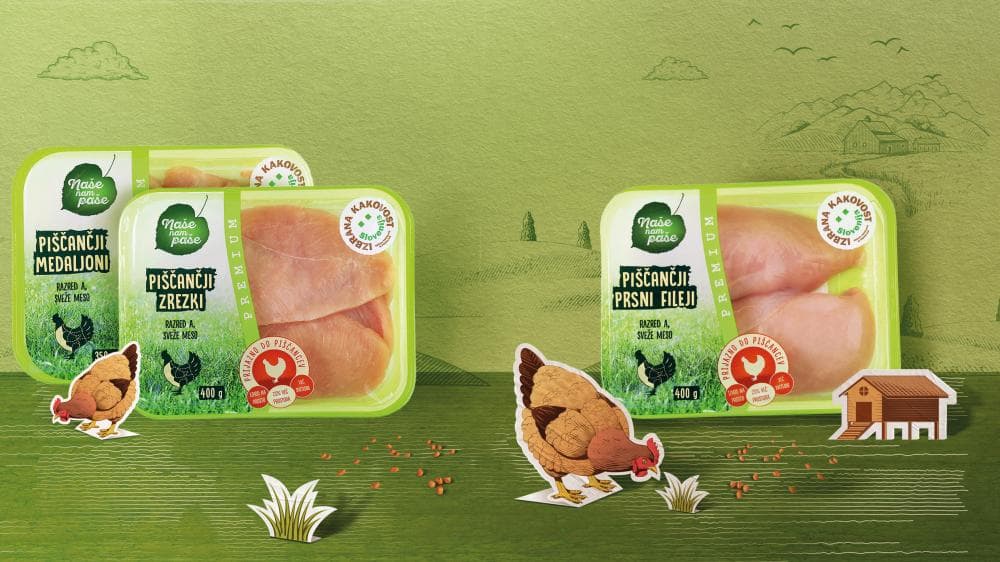 Naše nam paše Svež piščanec z dodanimi bedri pribl. 2 kg Akcija v trgovini Lidl