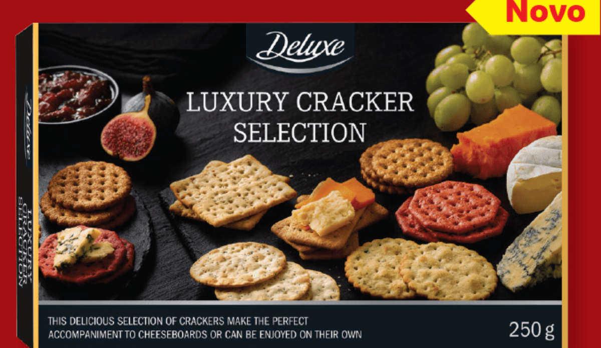 Deluxe premium izbor krekerjev 250 g Akcija v trgovini Lidl