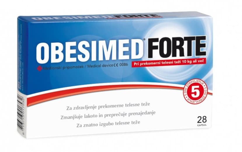 Obesimed Forte 28 kapsul Akcija v trgovini E.Leclerc