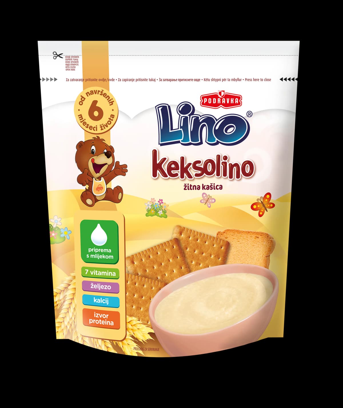 Otroška hrana Podravka 450 g / 500 g Akcija v trgovini E.Leclerc