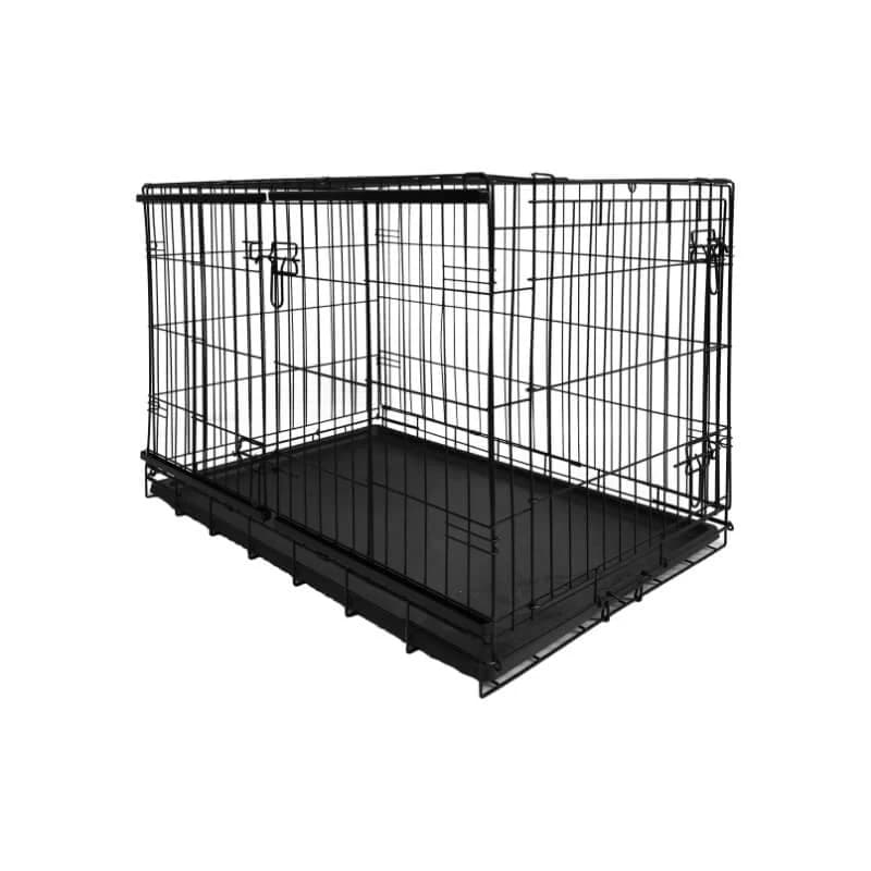 Kovinski boksi z drsnimi vratci Enjoy 60x43x50cm Akcija v trgovini Mr. Pet