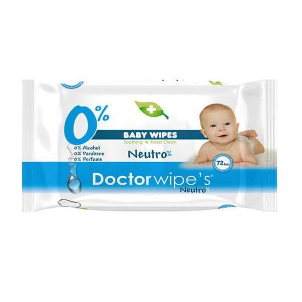 Doctor Wipe's Otroški higienski robčki 72/1 Akcija v trgovini Tuš