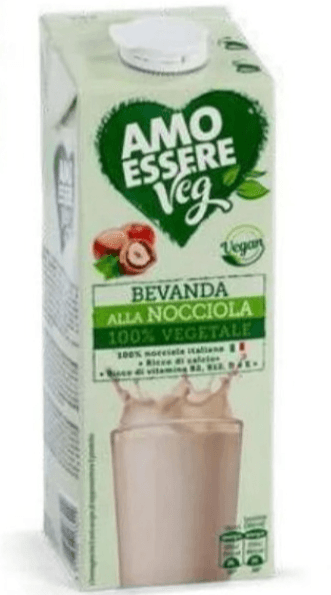 Amo Essere Veg lešnikov napitek 1 l Akcija v trgovini Eurospin