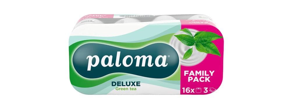 Toaletni papir Paloma Deluxe 16/1 Akcija v trgovini Mercator