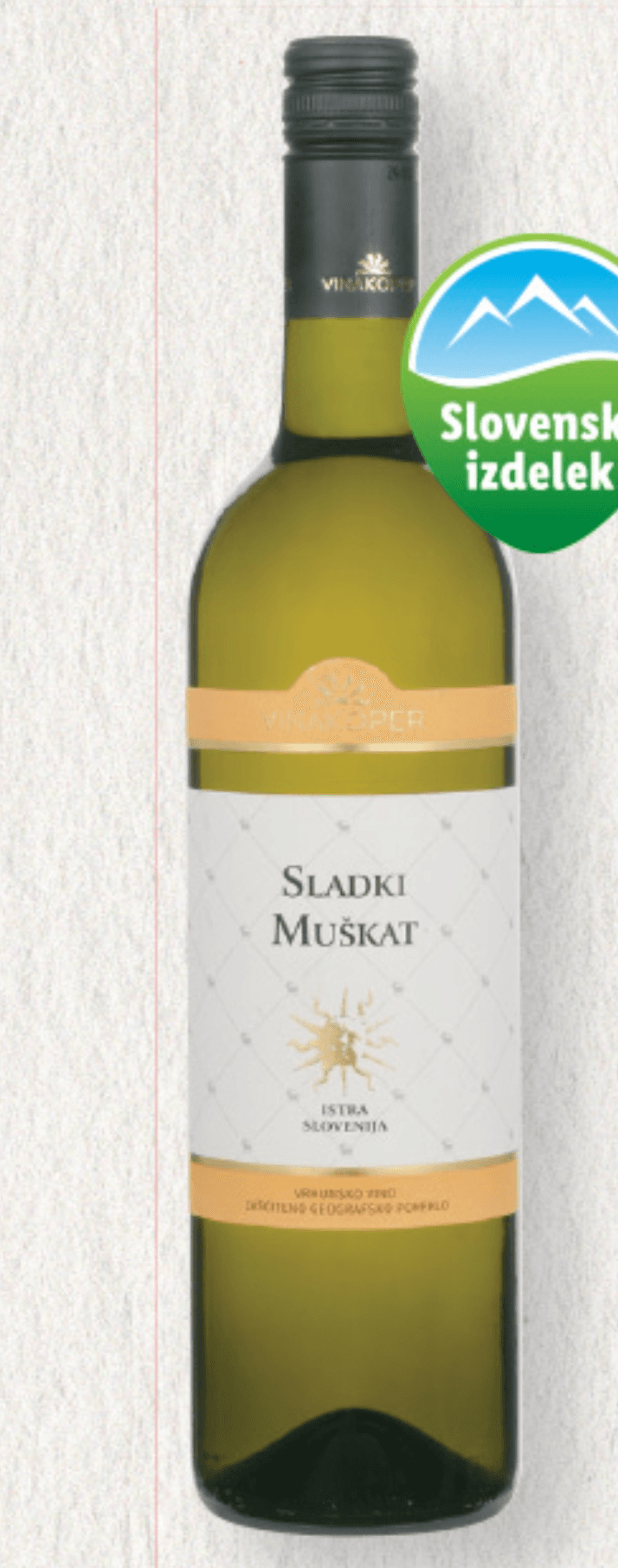 Vina Koper Sladki muškat 0,75 l Akcija v trgovini Lidl