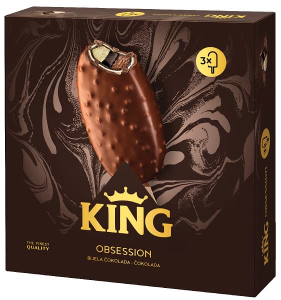 Sladoled King 3 x 110 ml ali 3 x 100 ml Ledo Akcija v trgovini Spar